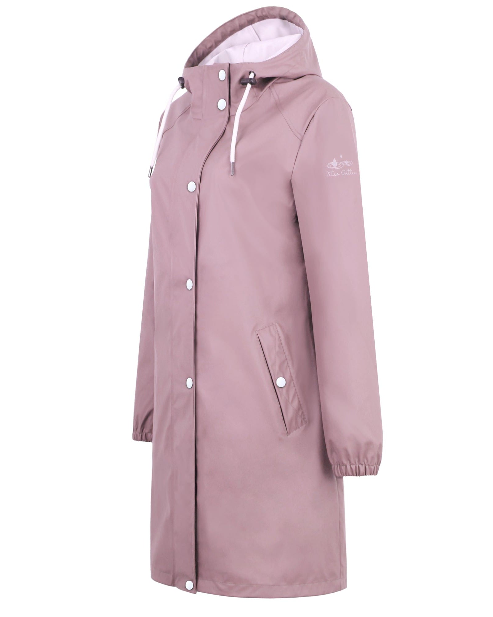 Damen Regenjacke RF03 - Wasserdicht, Atmungsaktiv, Lang, Stilvoll