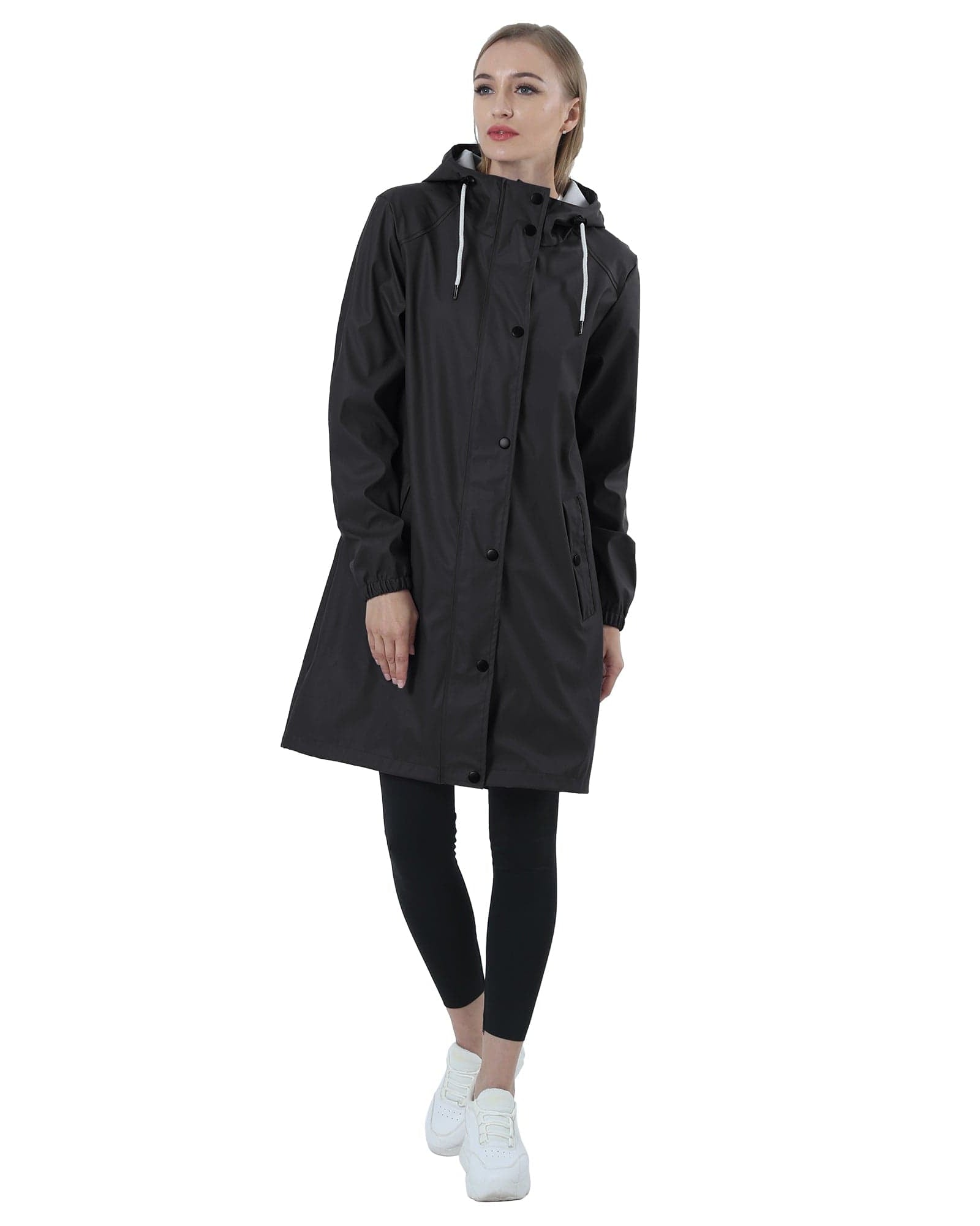 Damen Regenjacke RF03 - Wasserdicht, Atmungsaktiv, Lang, Stilvoll