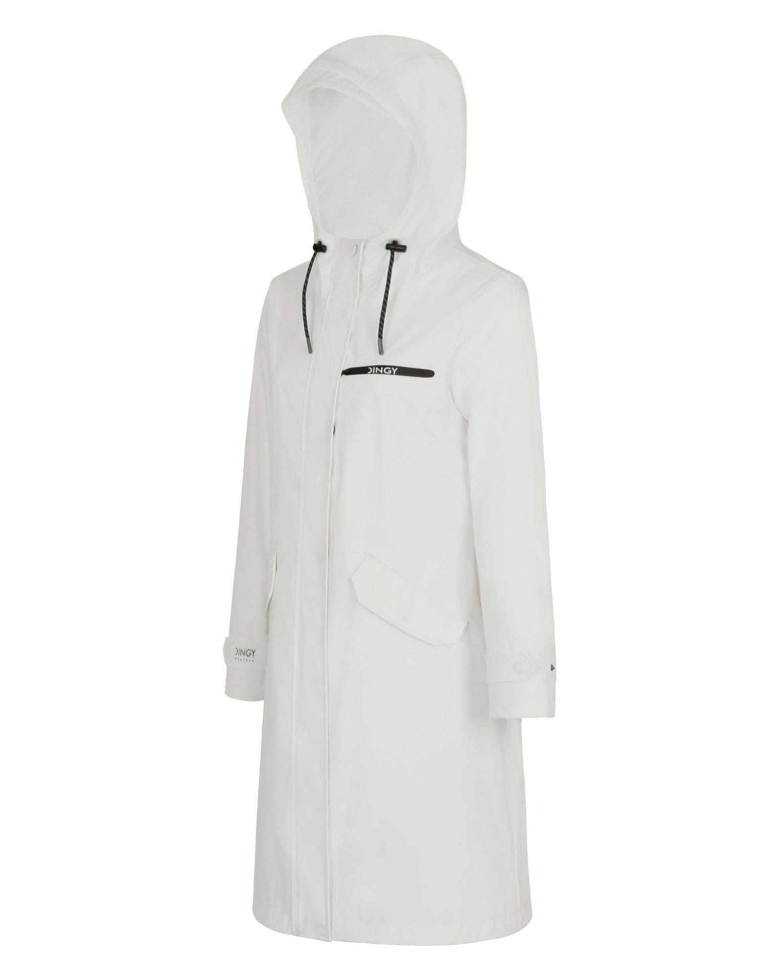 Damen Regenmantel BELLE-1 - Wasserdicht, Atmungsaktiv, Lang, Stilvoll