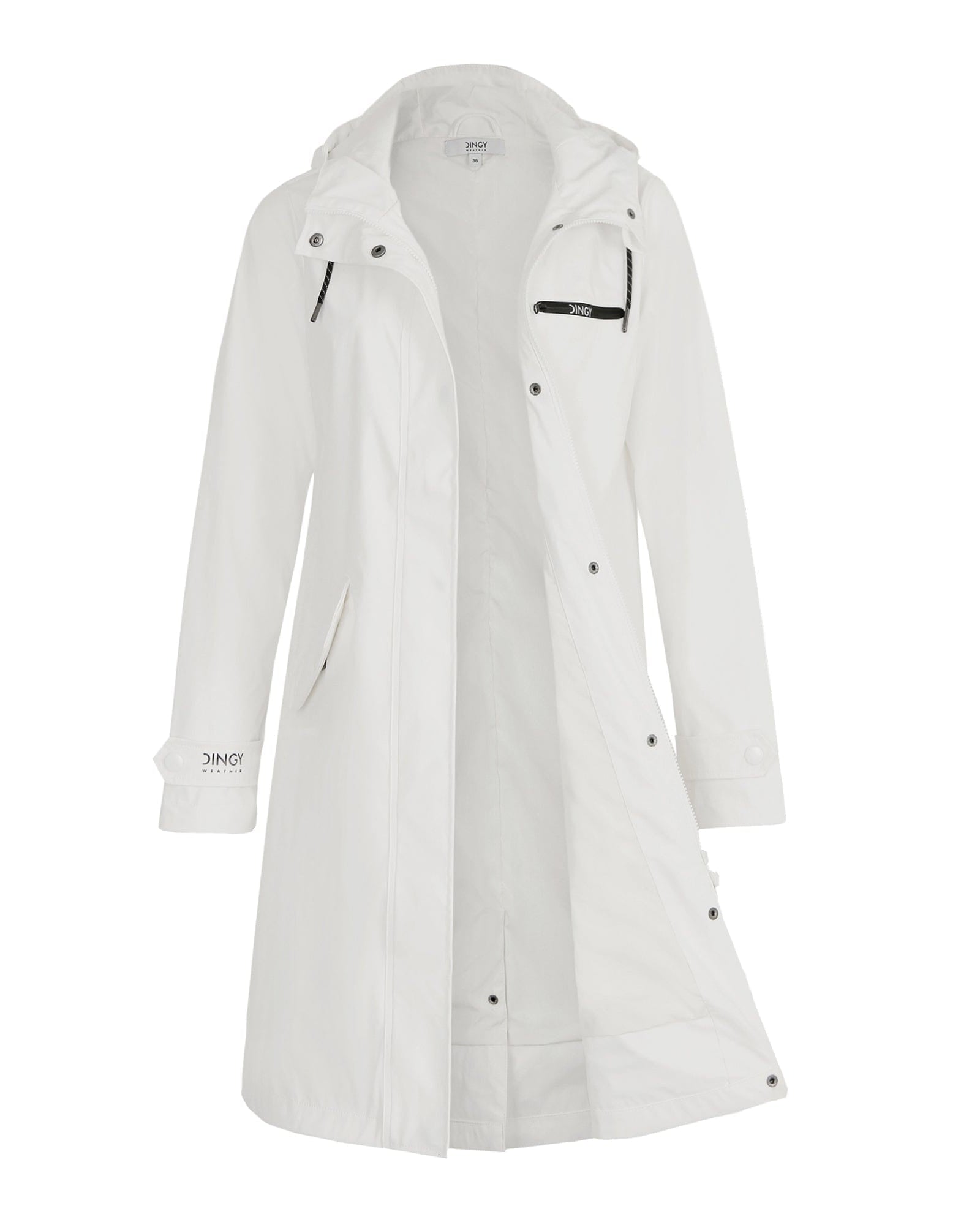 Damen Regenmantel BELLE-1 - Wasserdicht, Atmungsaktiv, Lang, Stilvoll