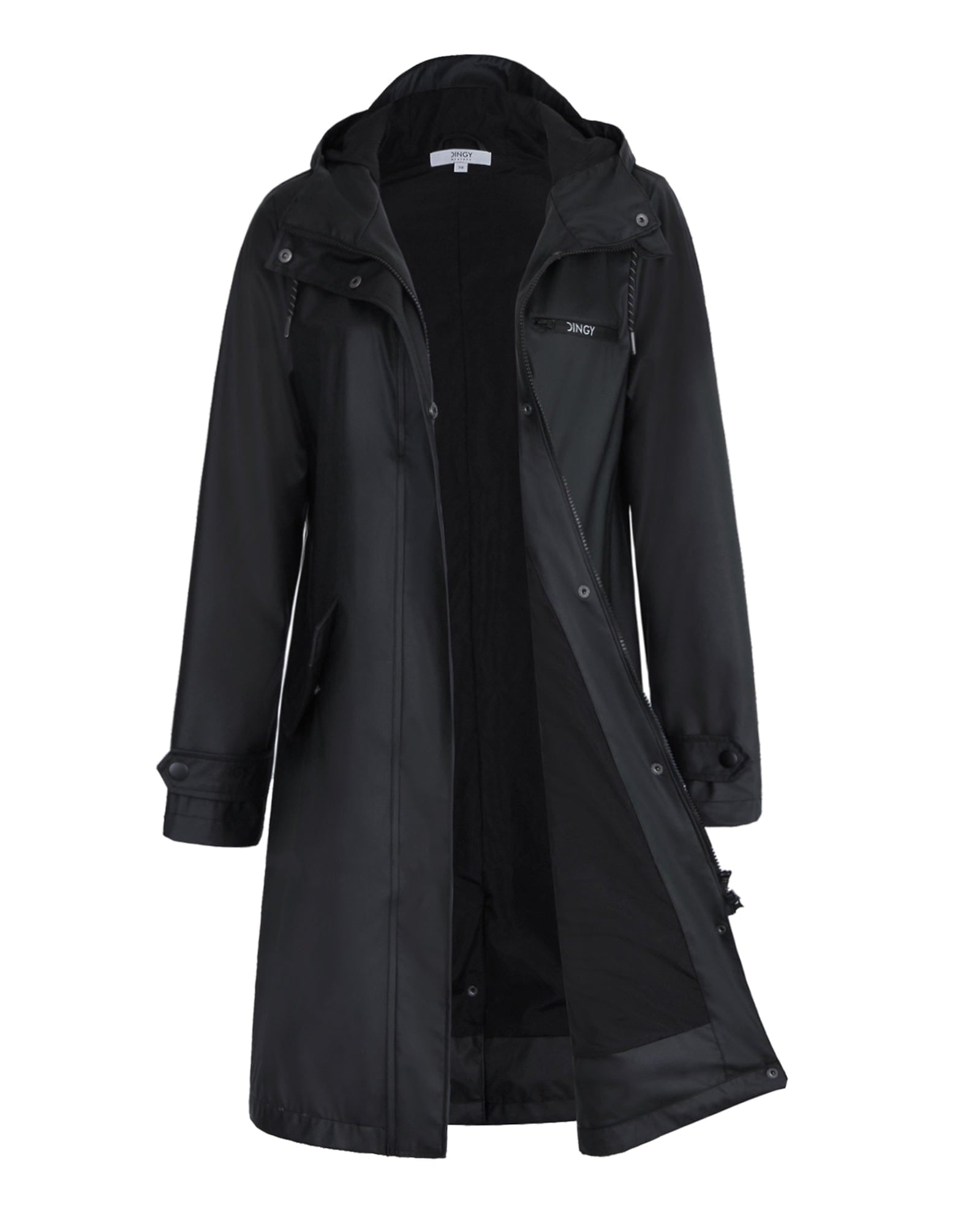 Damen Regenmantel BELLE-1 - Wasserdicht, Atmungsaktiv, Lang, Stilvoll