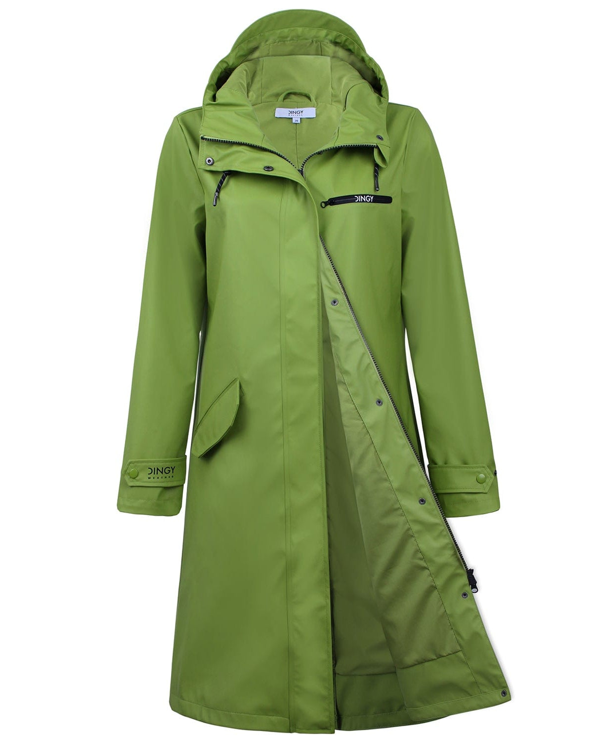 Damen Regenmantel BELLE-1 - Wasserdicht, Atmungsaktiv, Lang, Stilvoll