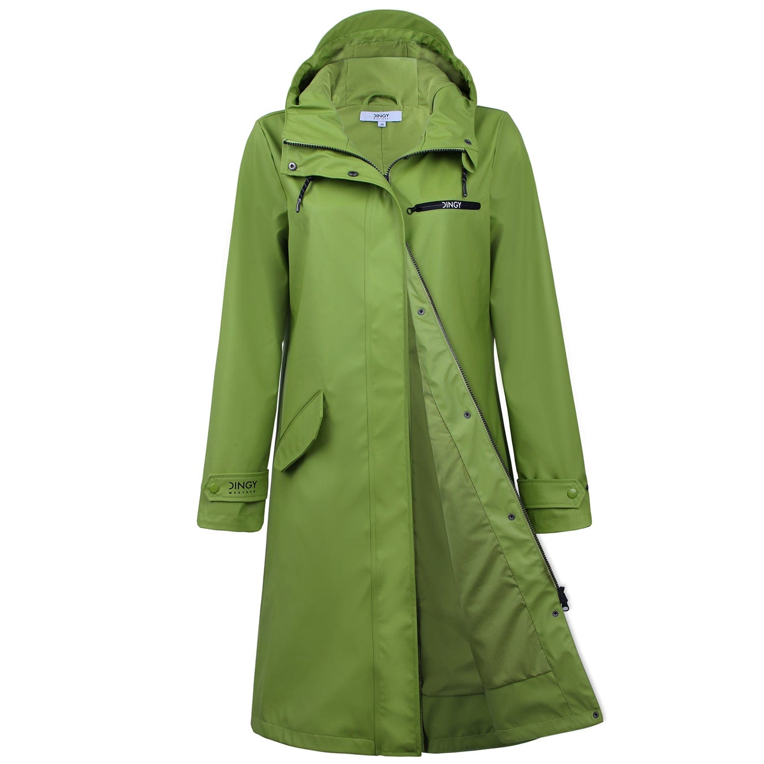 Damen Regenmantel BELLE-1 - Wasserdicht, Atmungsaktiv, Lang, Stilvoll