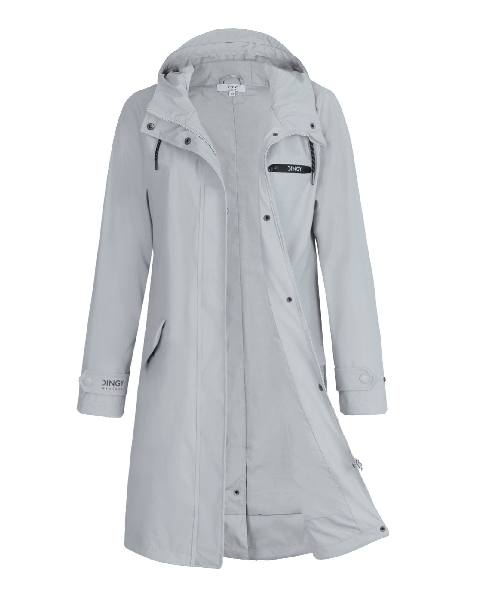 Damen Regenmantel BELLE-1 - Wasserdicht, Atmungsaktiv, Lang, Stilvoll