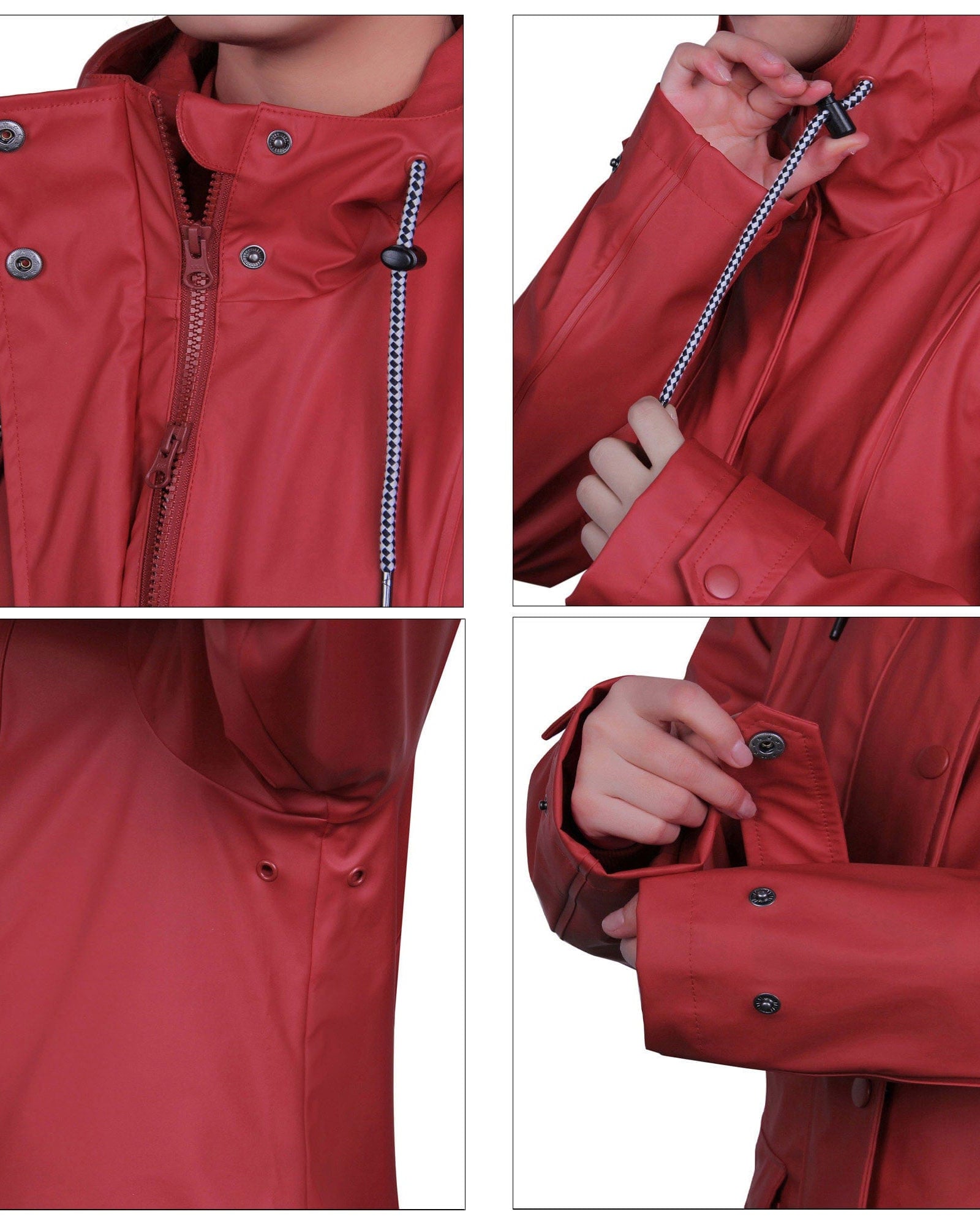 Damen Regenmantel mit Wasserschutz und Freizeitjacke Jacky