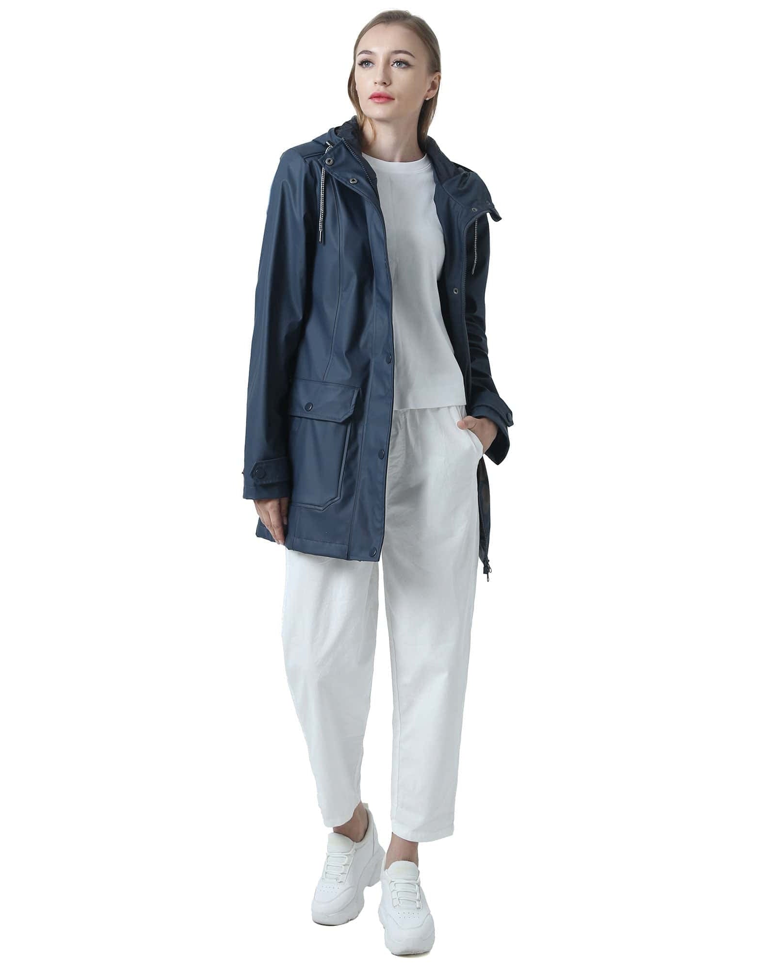 Damen Regenmantel mit Wasserschutz und Freizeitjacke Jacky