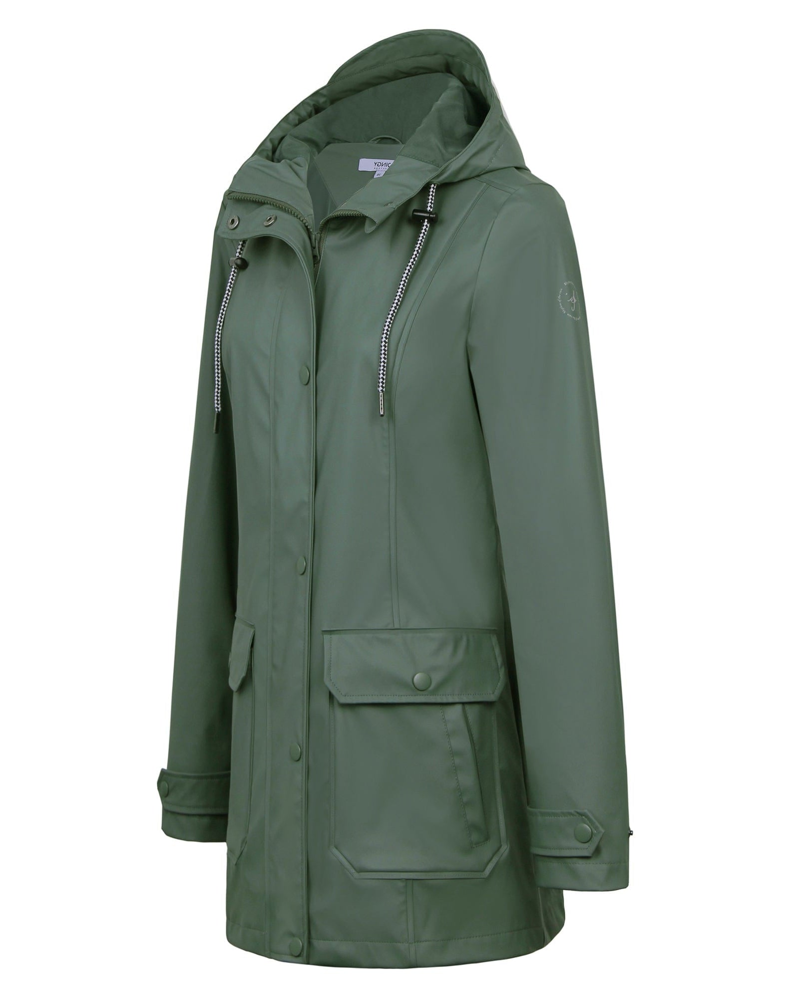 Damen Regenmantel mit Wasserschutz und Freizeitjacke Jacky