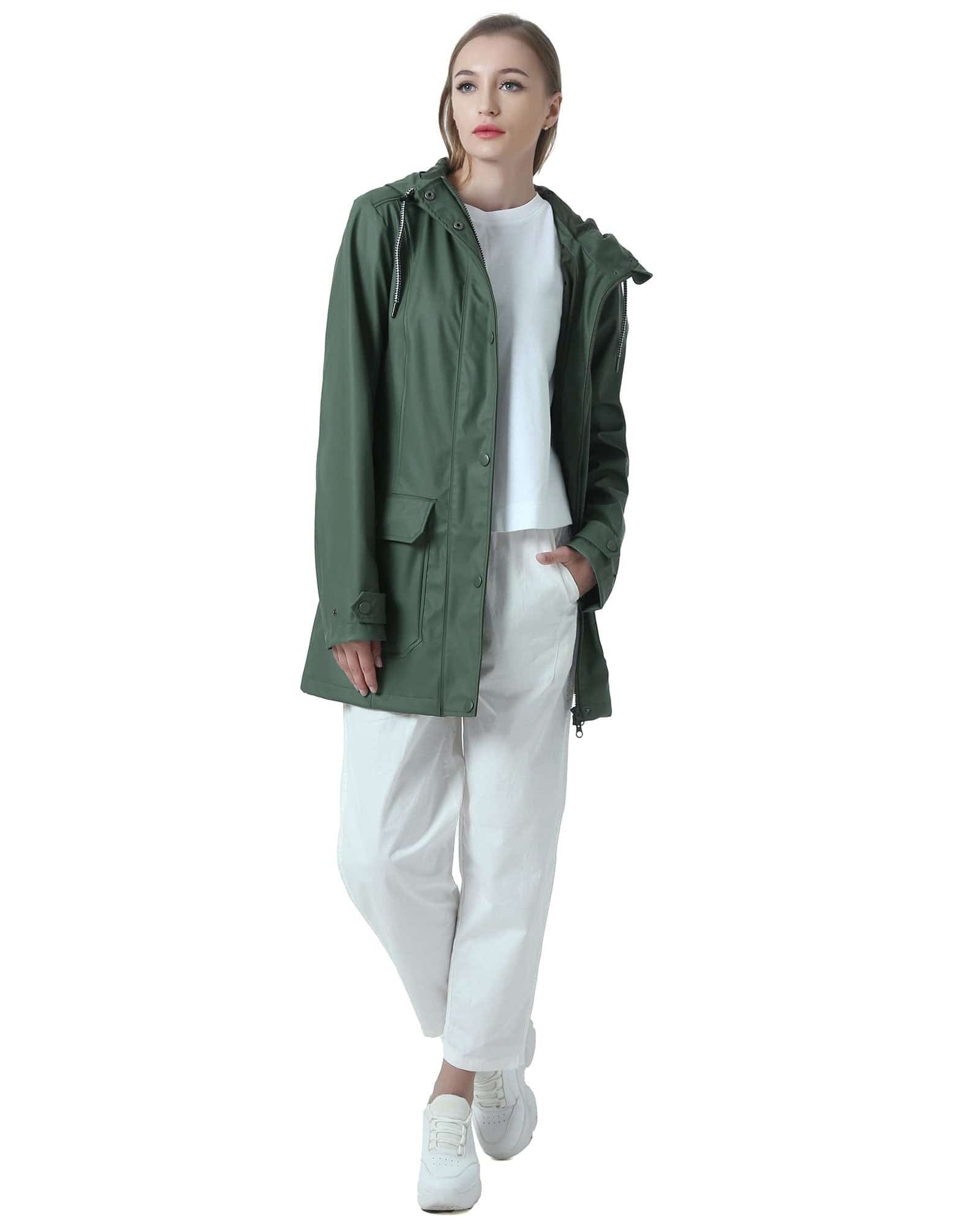 Damen Regenmantel mit Wasserschutz und Freizeitjacke Jacky