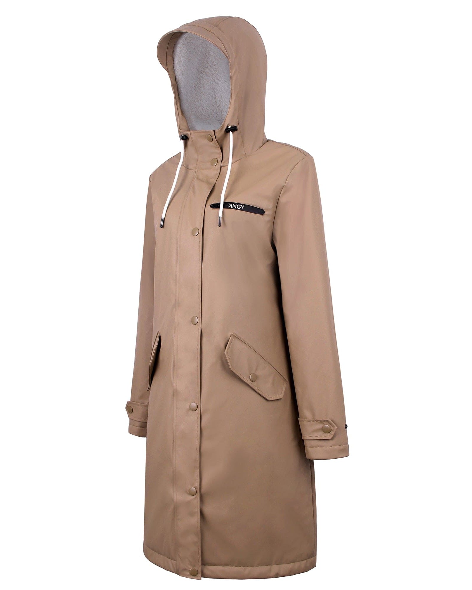 Damen Wintermantel Lang Parka Winter Regenparka MEGAN