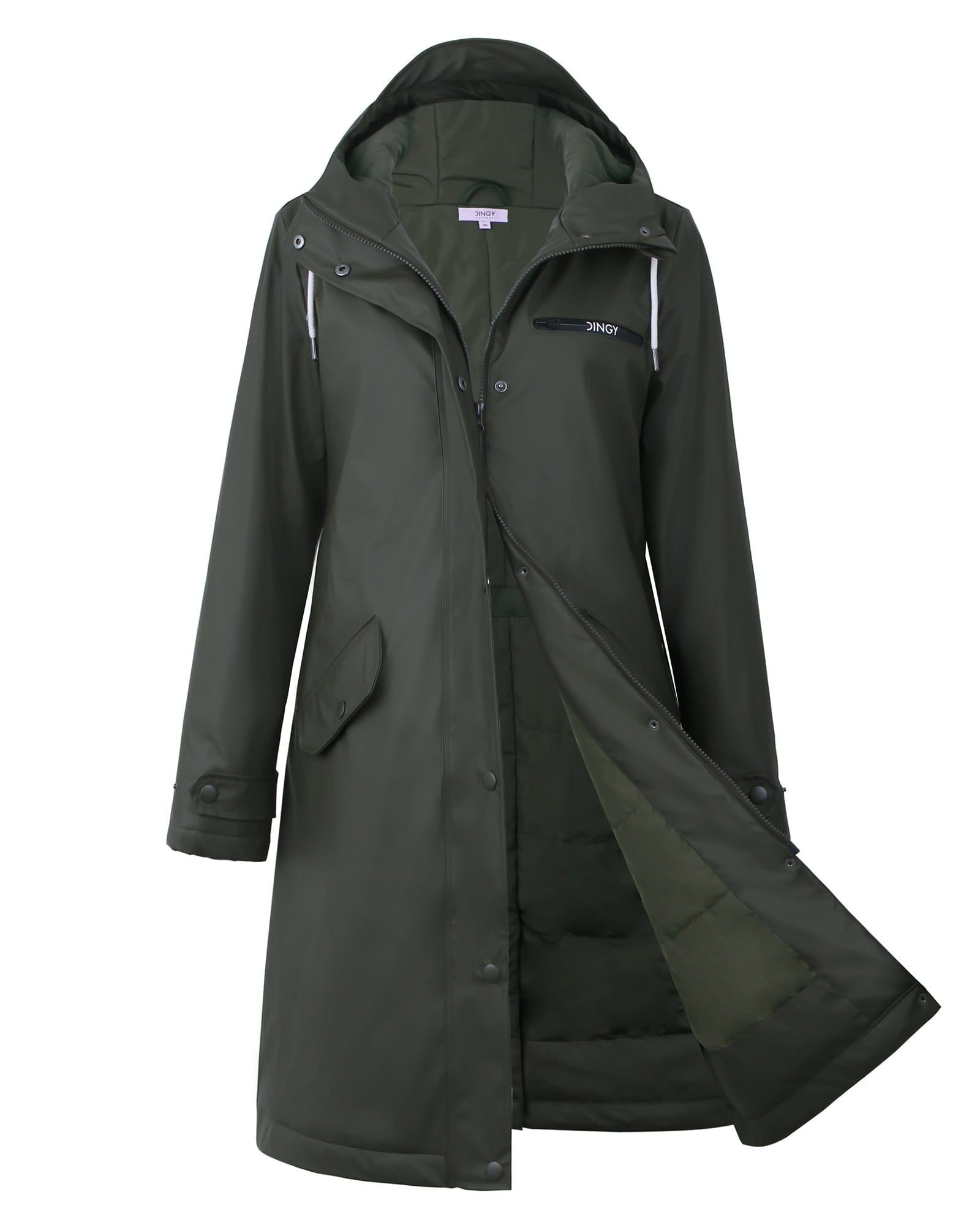 Damen Wintermantel Lang Parka Winter Regenparka MEGAN