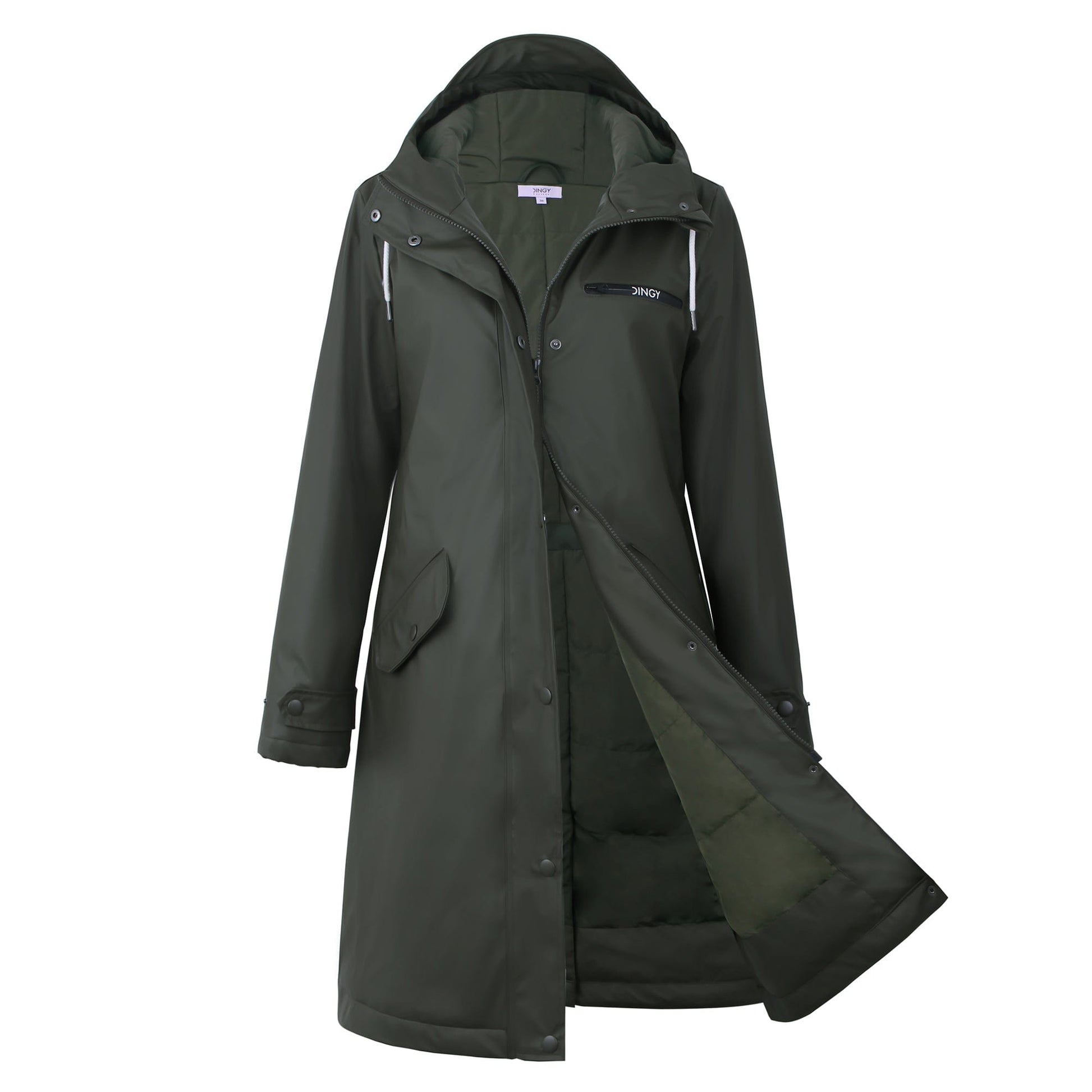 Damen Wintermantel Lang Parka Winter Regenparka MEGAN