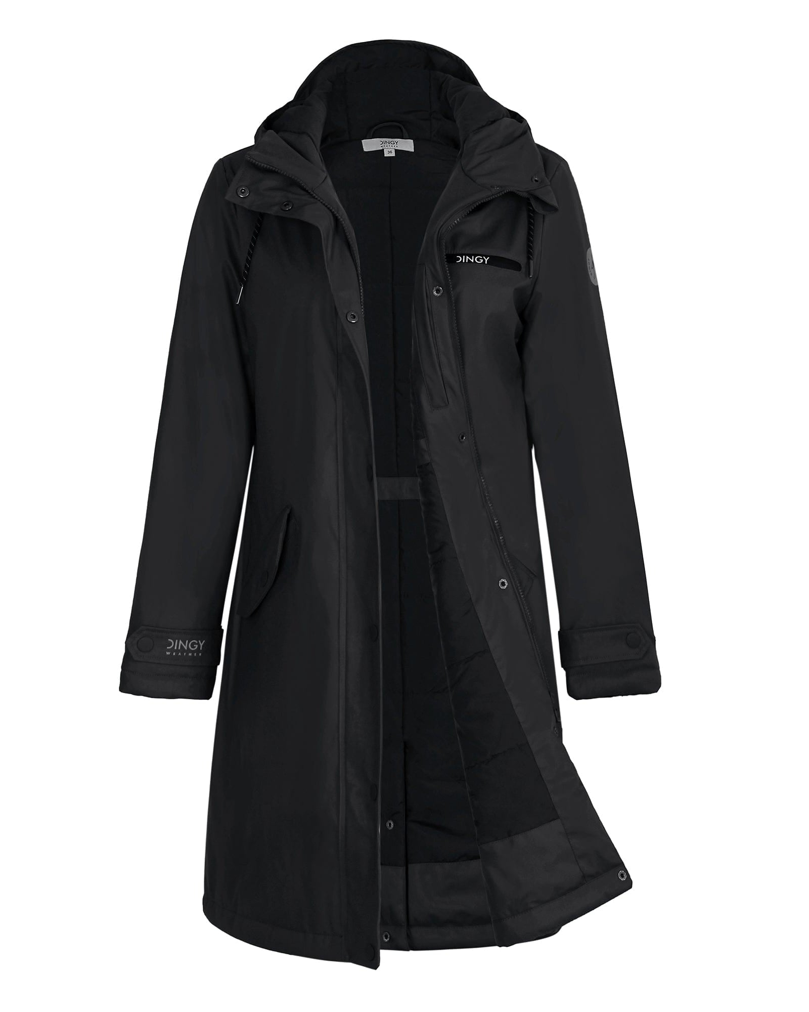 Damen Wintermantel Lang Parka Winter Regenparka MEGAN