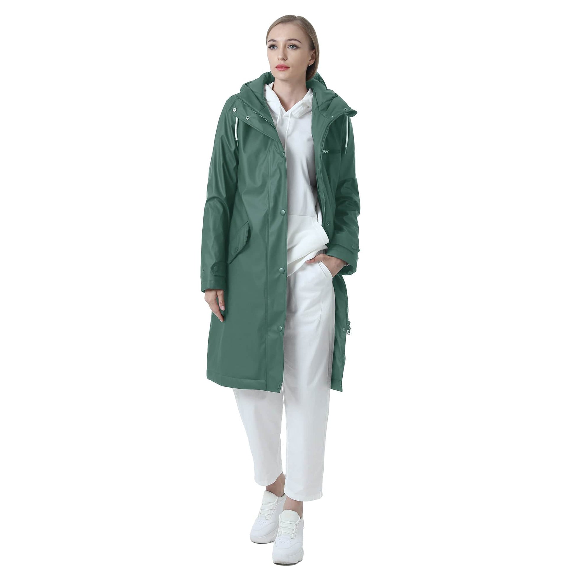 Damen Wintermantel Lang Parka Winter Regenparka MEGAN