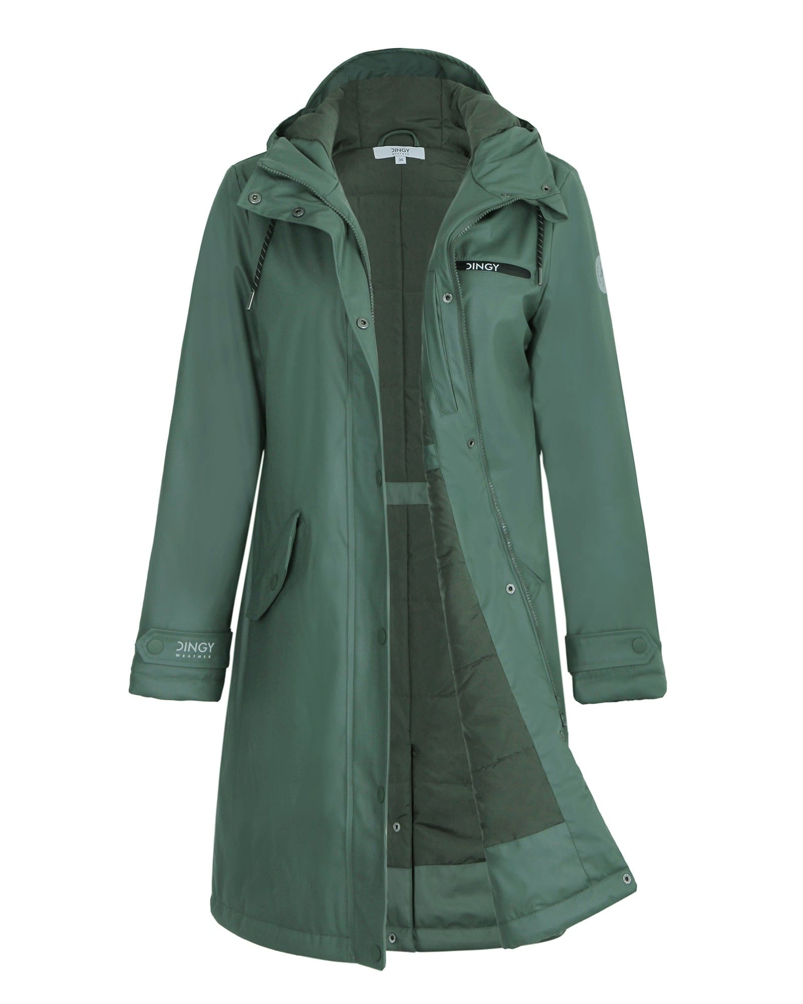 Damen Wintermantel Lang Parka Winter Regenparka MEGAN