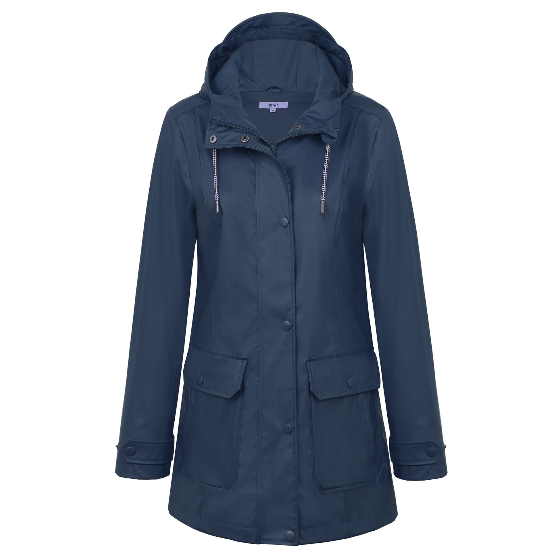 Dark Blue / S/36 Damen Regenmantel mit Wasserschutz und Freizeitjacke Jacky