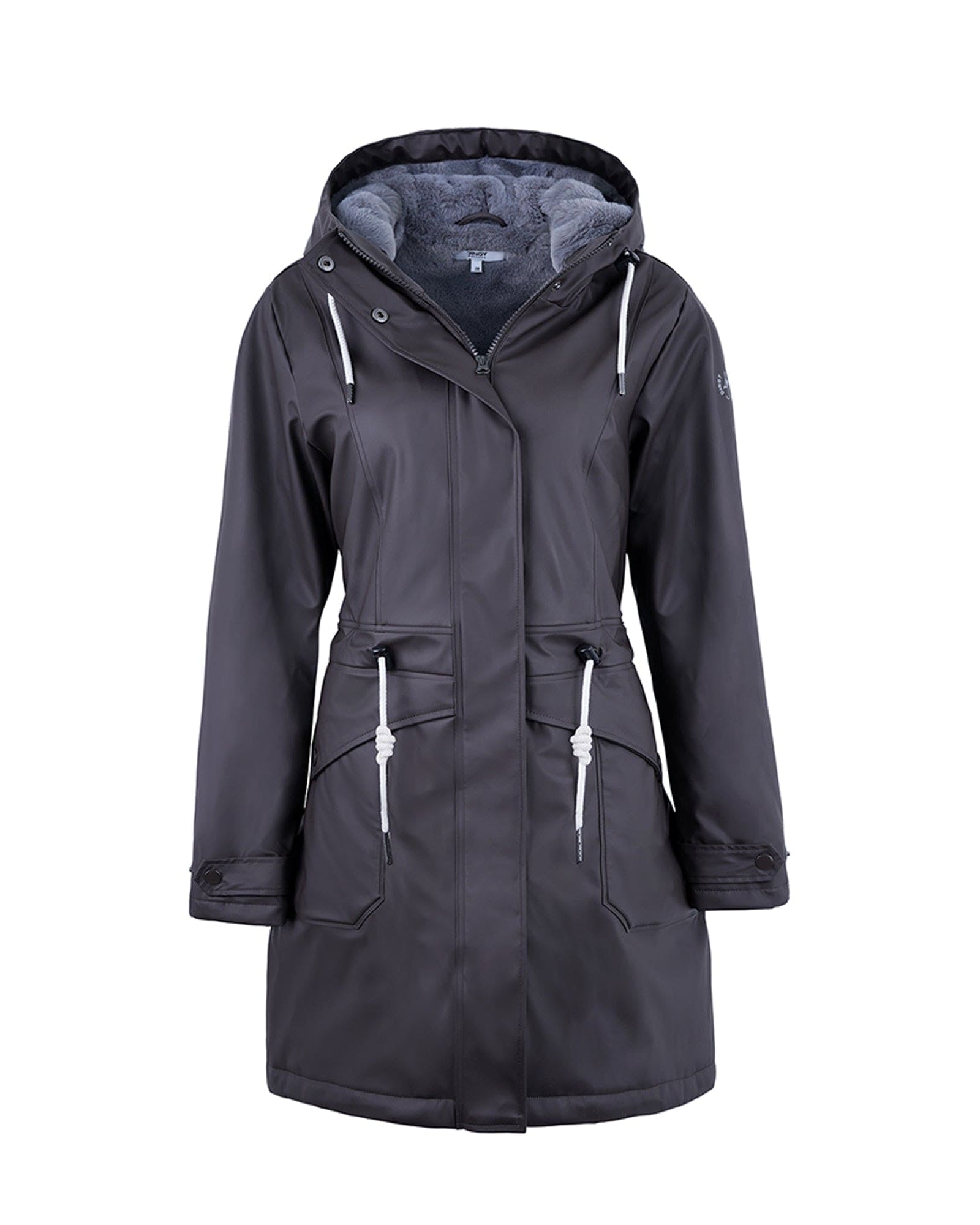 Grey Blue / M/38 Wintermantel Warme Wasserdichte Jacke AMY