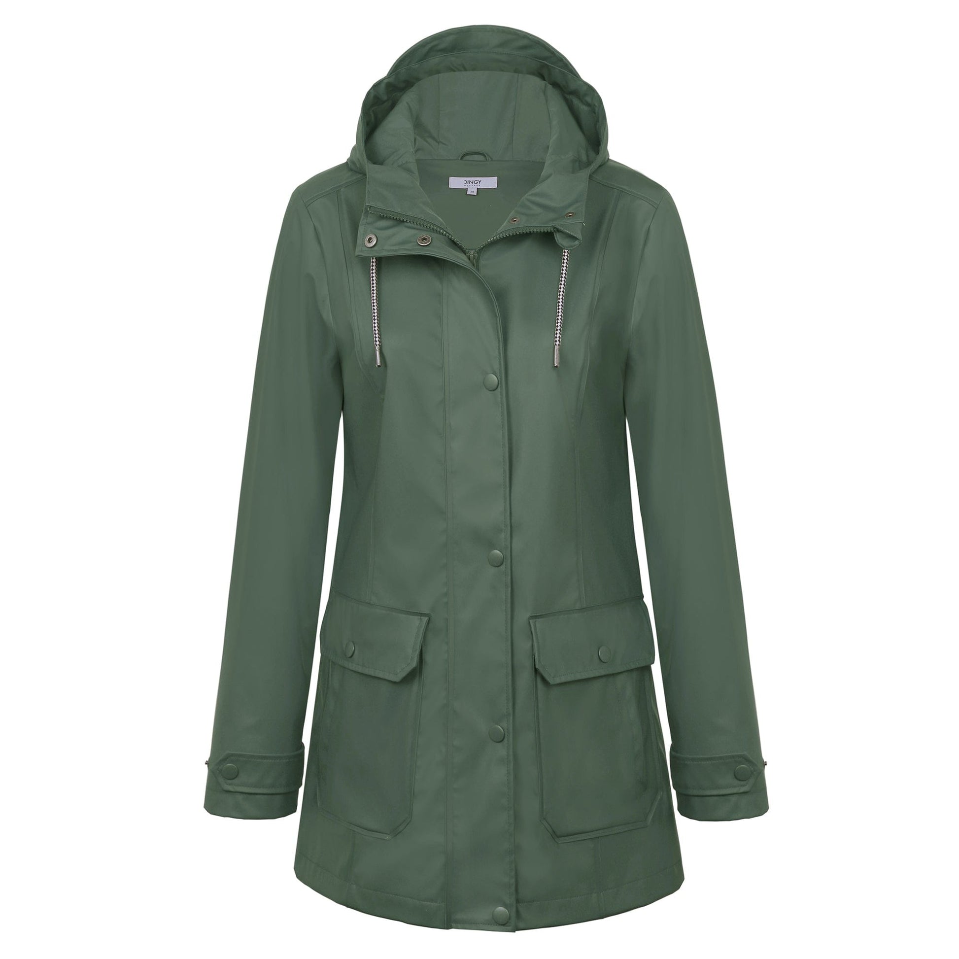 Olive / S/36 Damen Regenmantel mit Wasserschutz und Freizeitjacke Jacky