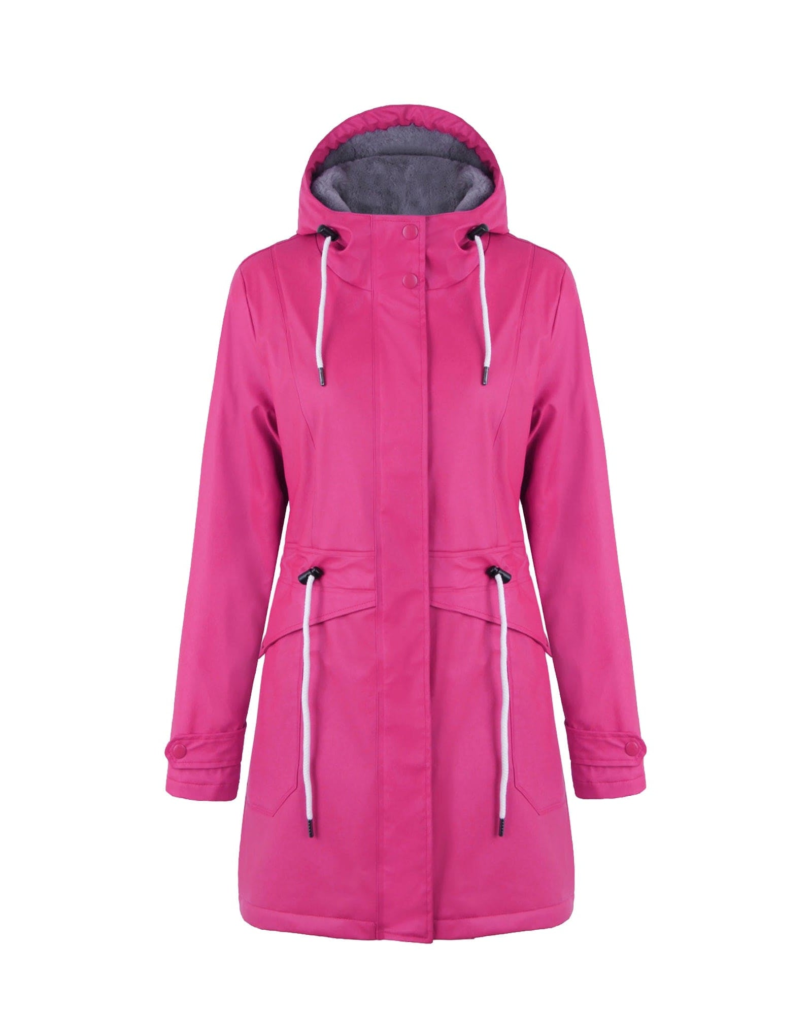 Winter Warme Jacke Wasserdicht Regenmantel Freizeitmantel Plüschfutter Jacke Frauen AMY