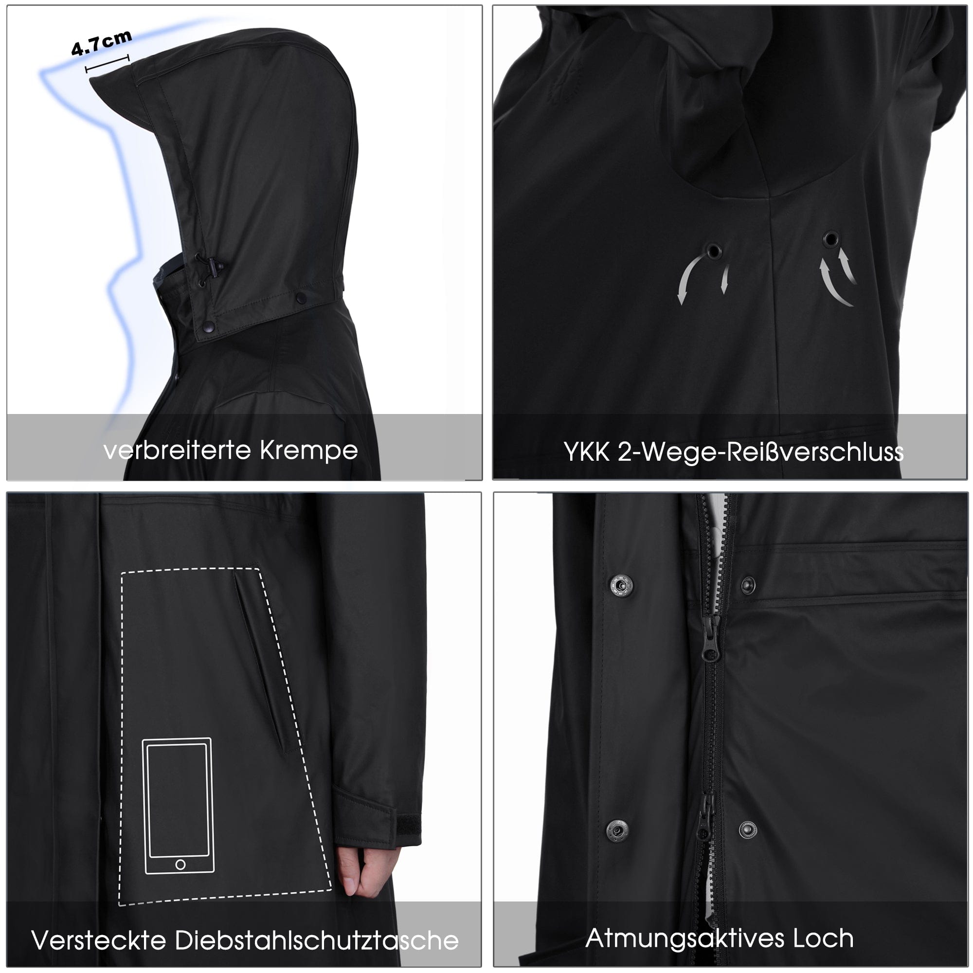 Wasserdichter Damen Regenmantel - Großhandelsangebot für Hot Model KIM