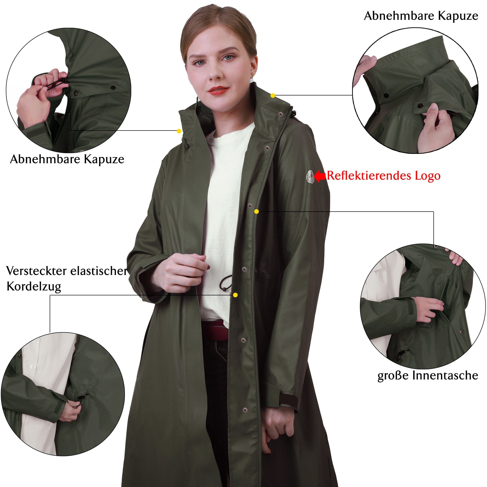 Wasserdichter Damen Regenmantel - Großhandelsangebot für Hot Model KIM