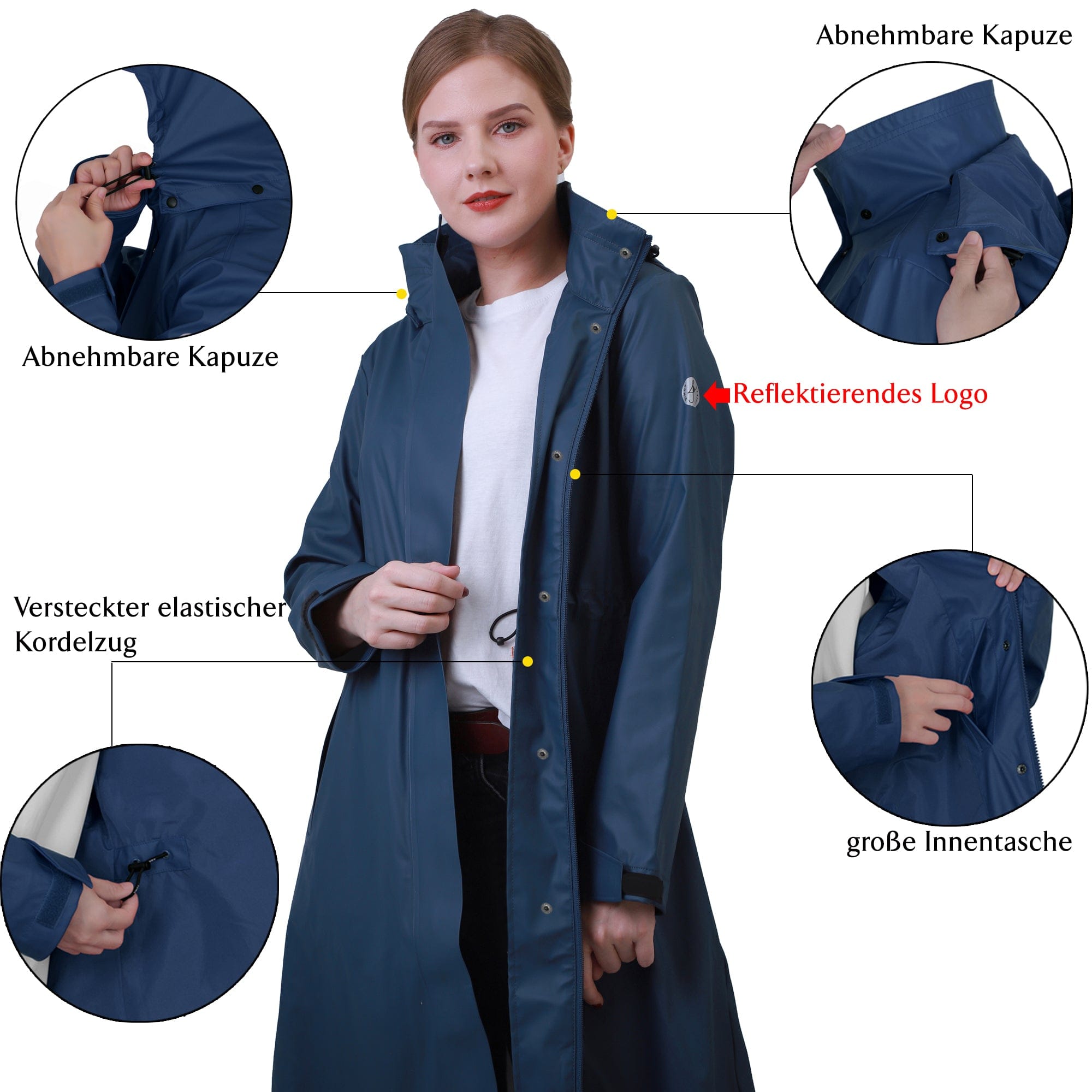 Wasserdichter Damen Regenmantel - Großhandelsangebot für Hot Model KIM