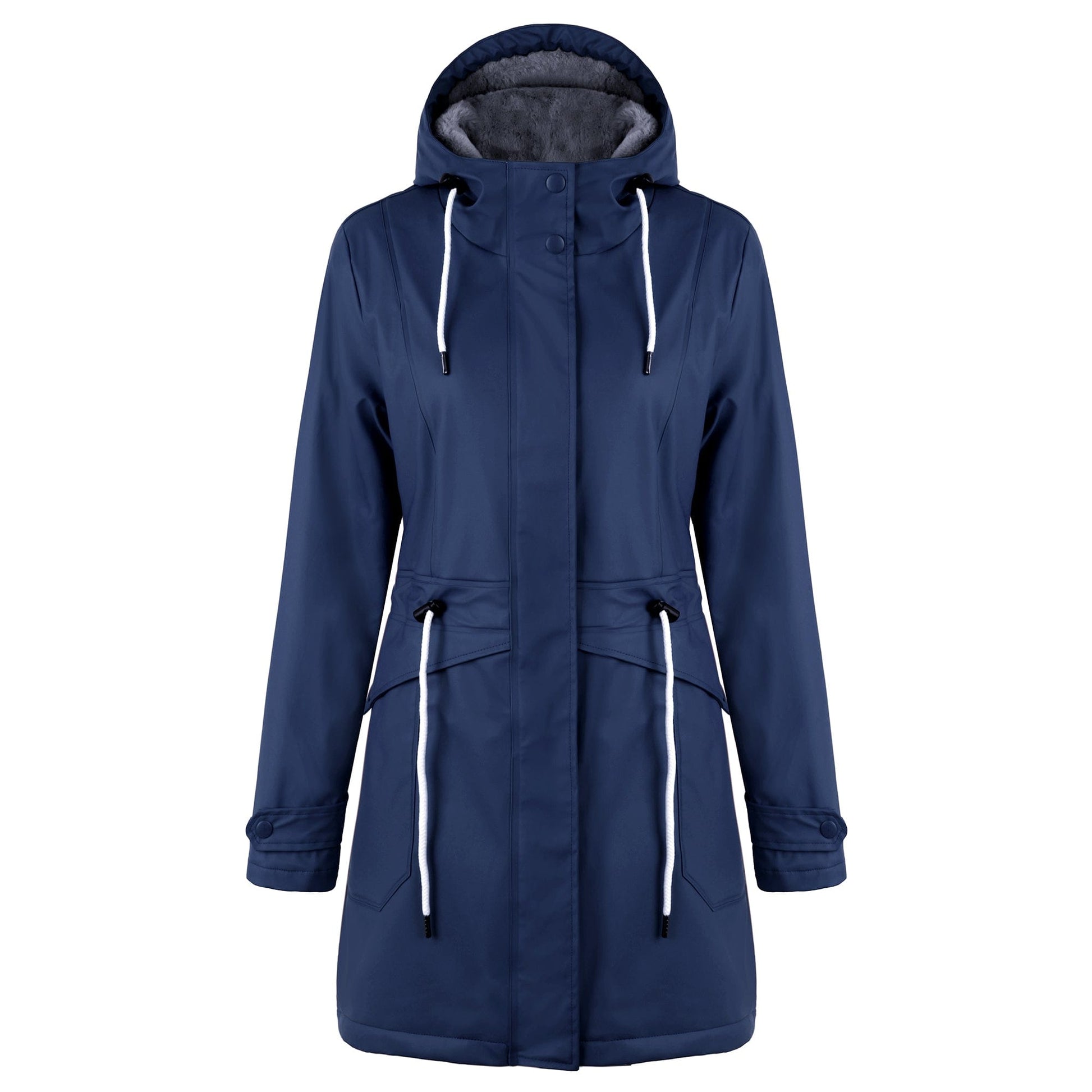 Winter Warme Jacke Wasserdicht Regenmantel Freizeitmantel Plüschfutter Jacke Frauen AMY