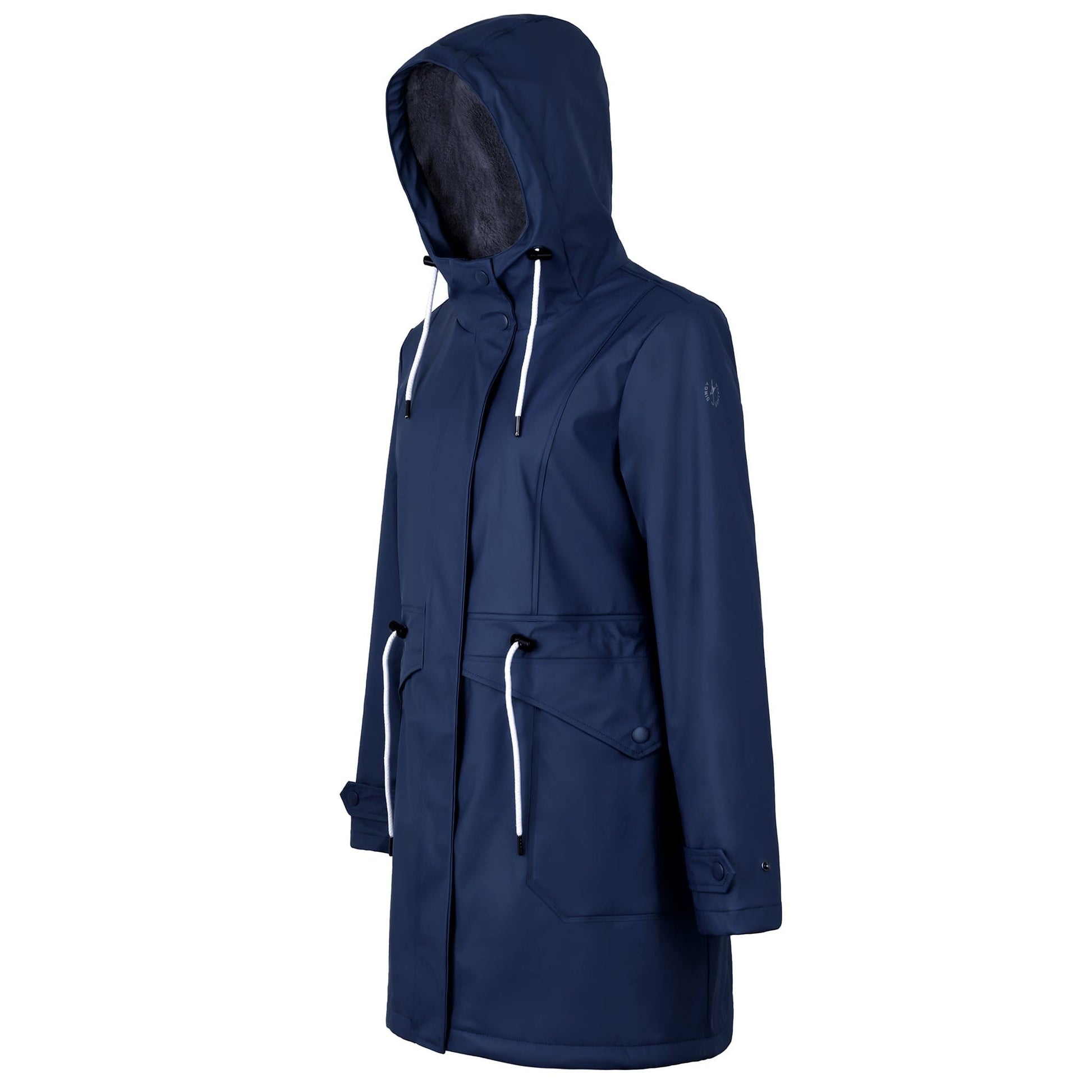 Winter Warme Jacke Wasserdicht Regenmantel Freizeitmantel Plüschfutter Jacke Frauen AMY