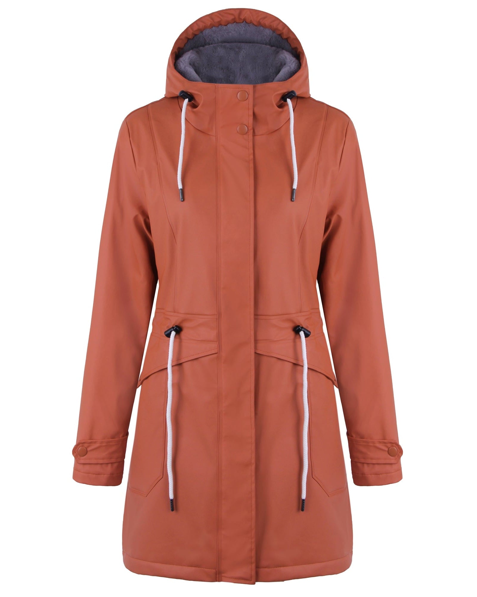 Winter Warme Jacke Wasserdicht Regenmantel Freizeitmantel Plüschfutter Jacke Frauen AMY