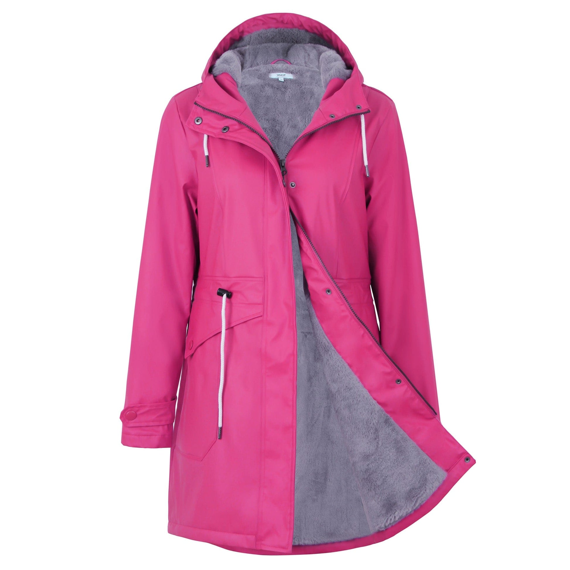 Winter Warme Jacke Wasserdicht Regenmantel Freizeitmantel Plüschfutter Jacke Frauen AMY