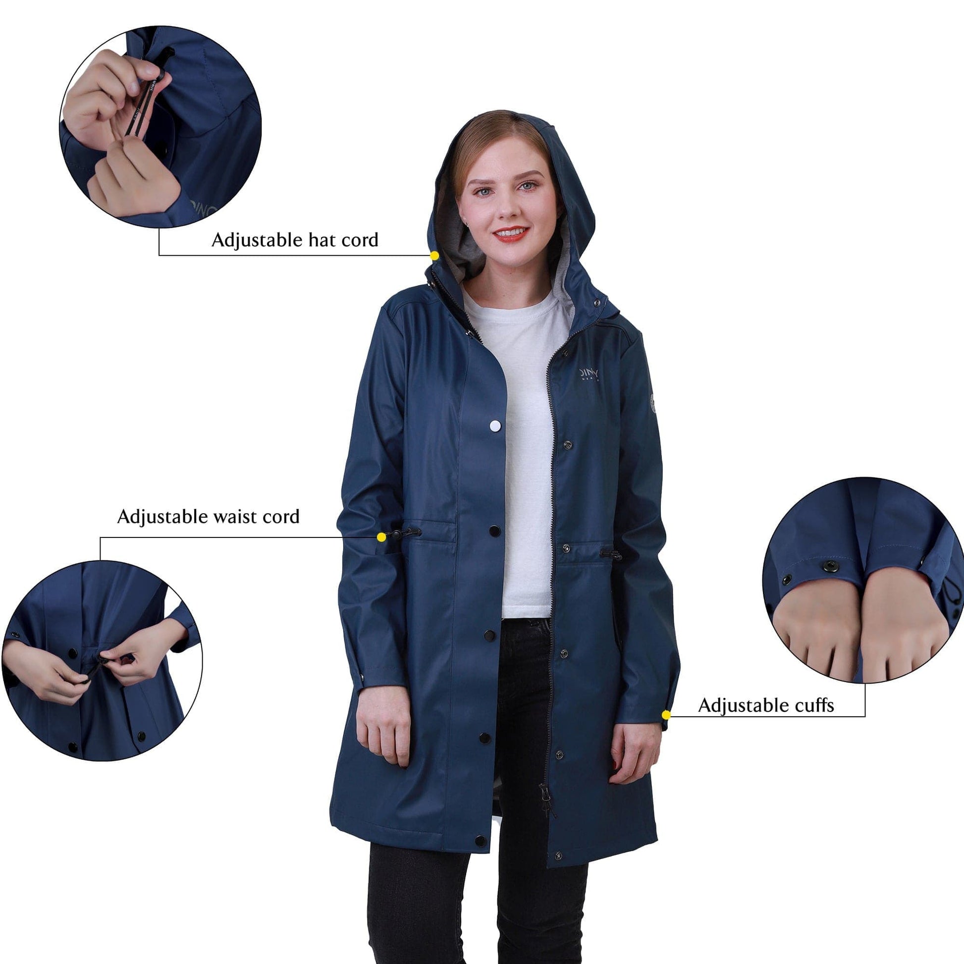 Atmungsaktive Regenjacke FüR Damen ALICE