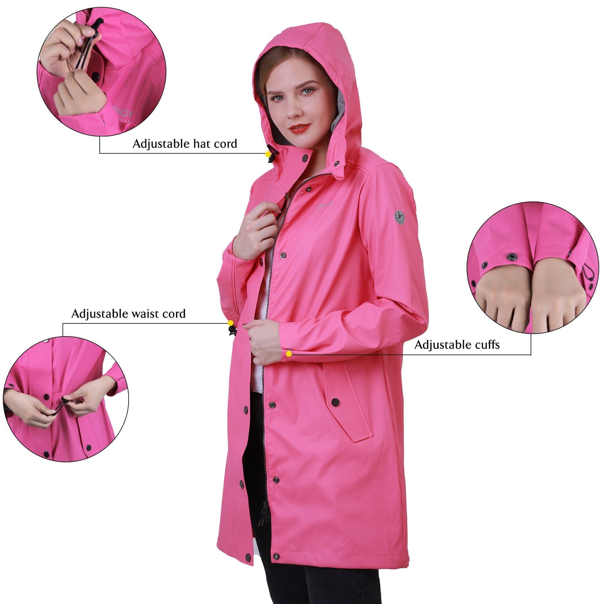 Atmungsaktive Regenjacke FüR Damen ALICE