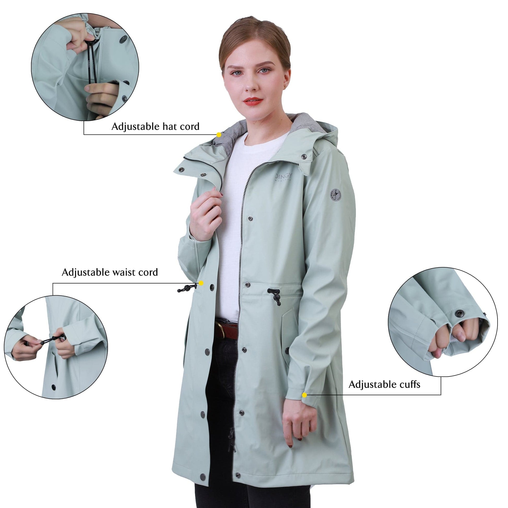 Atmungsaktive Regenjacke FüR Damen ALICE