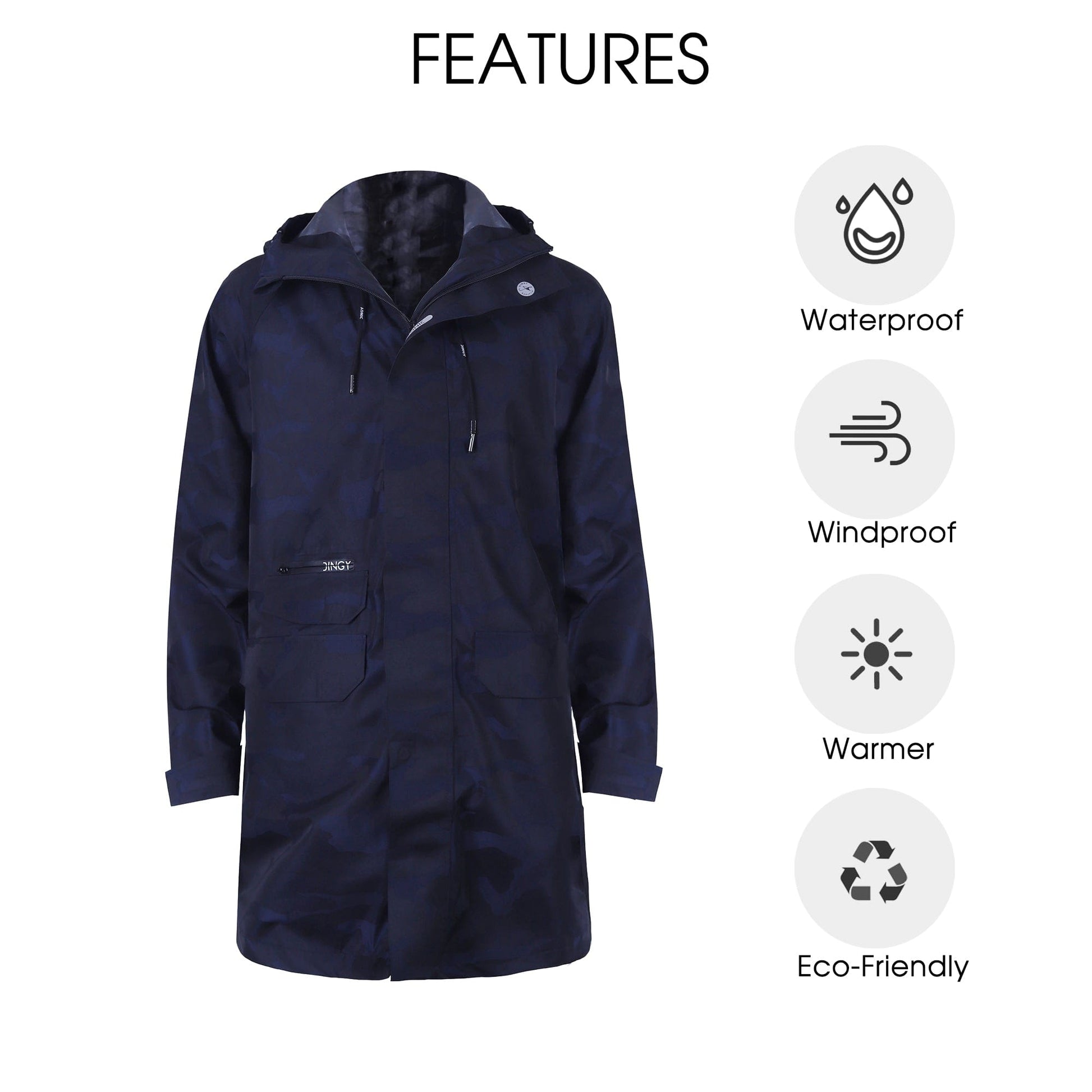 Herren Wasserdichte Regenjacke ALFRED