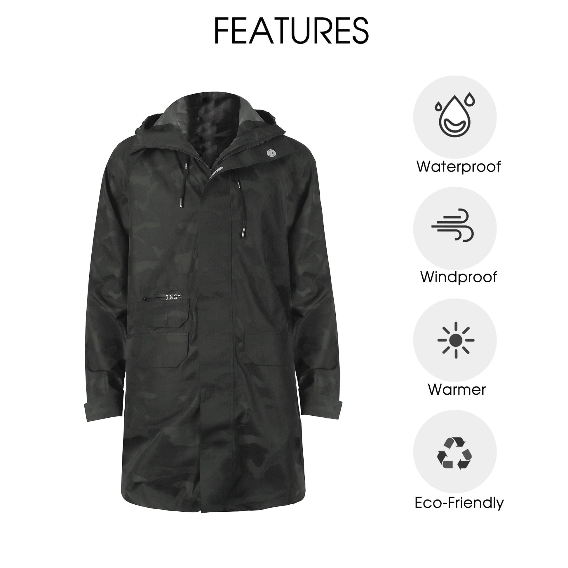 Herren Wasserdichte Regenjacke ALFRED