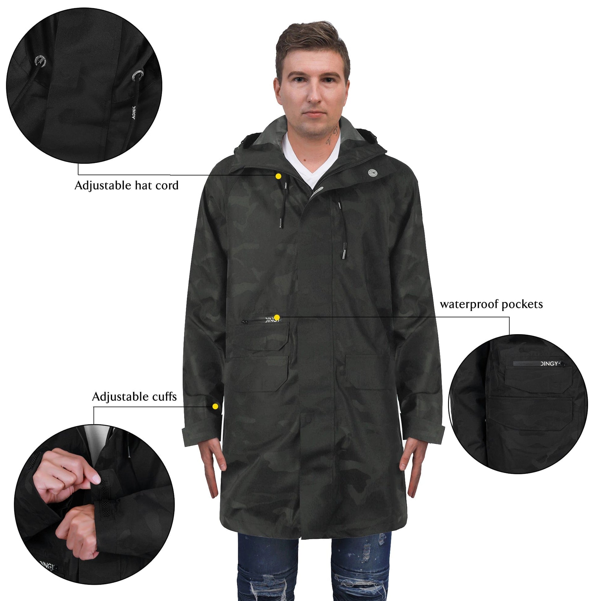 Herren Wasserdichte Regenjacke ALFRED