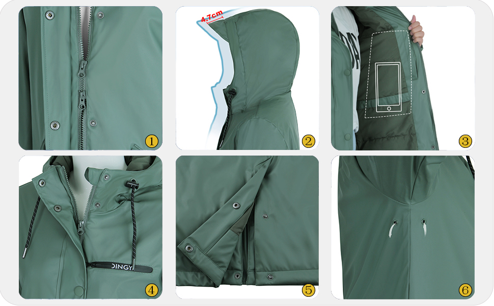 regenmantel damen lang outdoor ，Einfach mit Outdoor-Reisen umzugehen