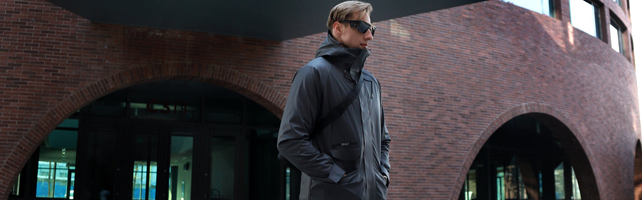 Herbst Regenmantel Herren Sport - Winter Regenmantel Herren Serie