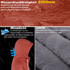 Blue / L Damen GefüTterte Regenjacke AMY