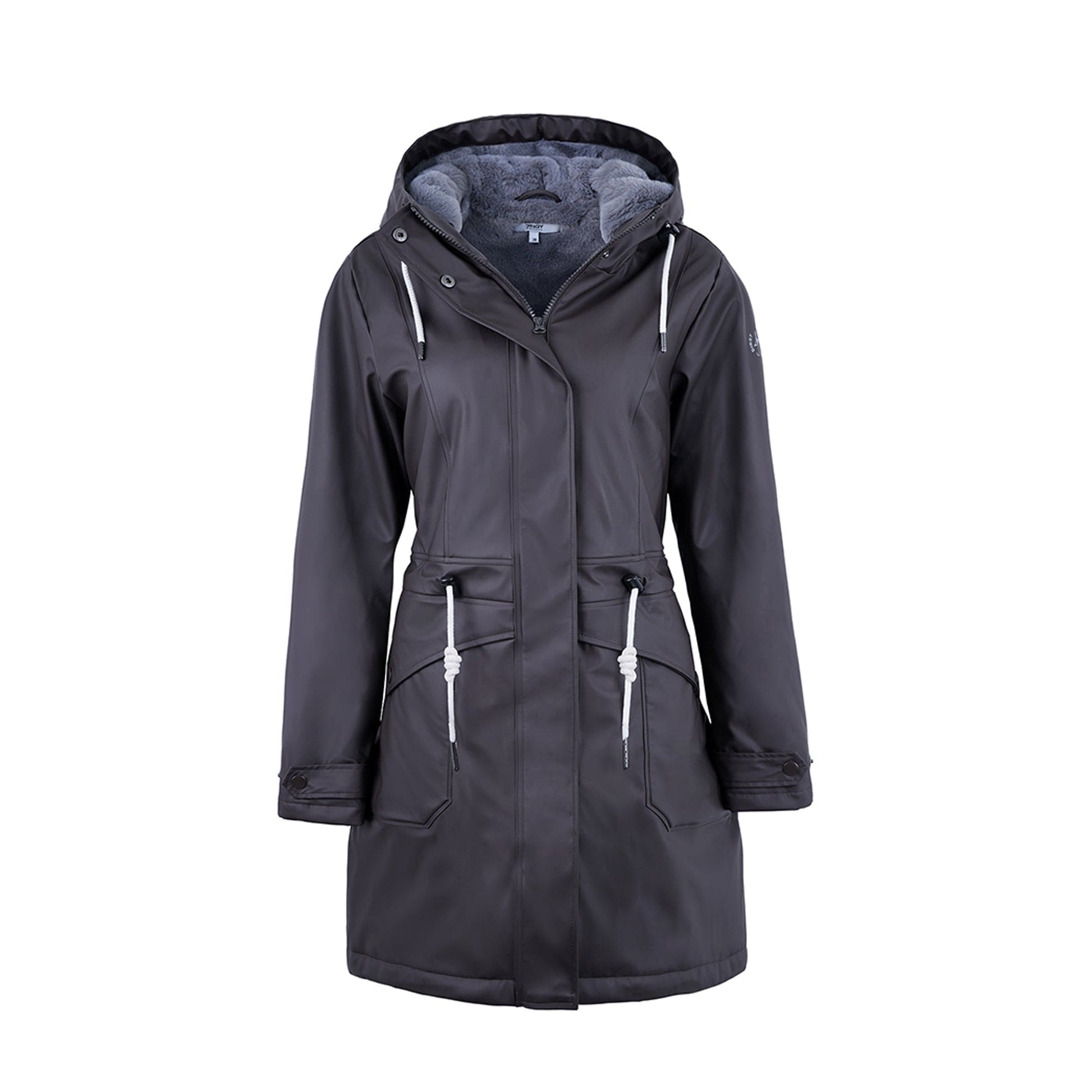 Grey Blue / M/38 Wintermantel Warme Wasserdichte Jacke AMY