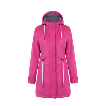 Vinter varm jakke Vandtæt regnfrakke Casual frakke Plys foring jakke kvinder AMY 