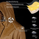 PU-Regenmantel Outdoor warme Jacke Dora
