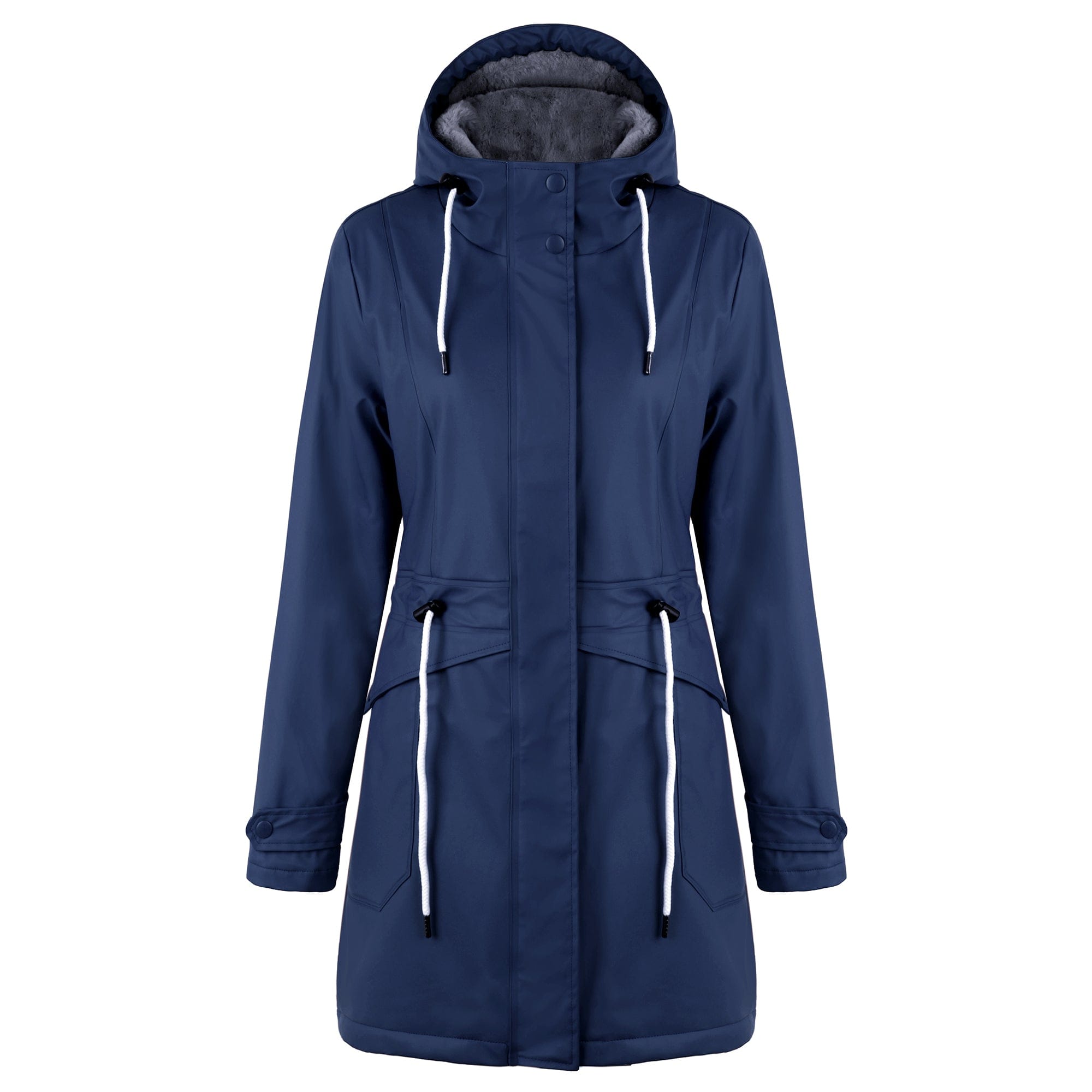 Winter Warme Jacke Wasserdicht Regenmantel Freizeitmantel Plüschfutter Jacke Frauen AMY
