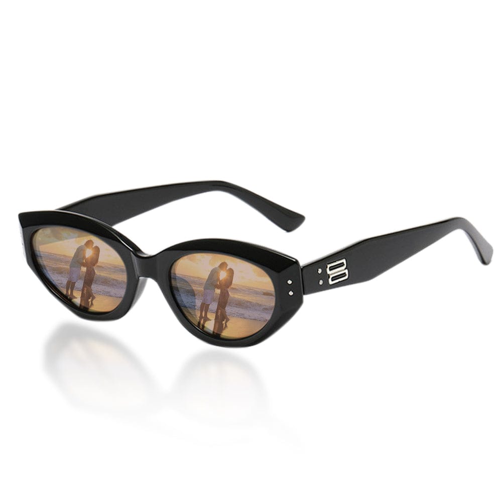 Black+Grey Polarised Sunglasses, Men's, Women's Sunglasses, UV400, Unisex, Retro, Vintage, Classic, Polarised, Sports Glasses, Driving, Camping