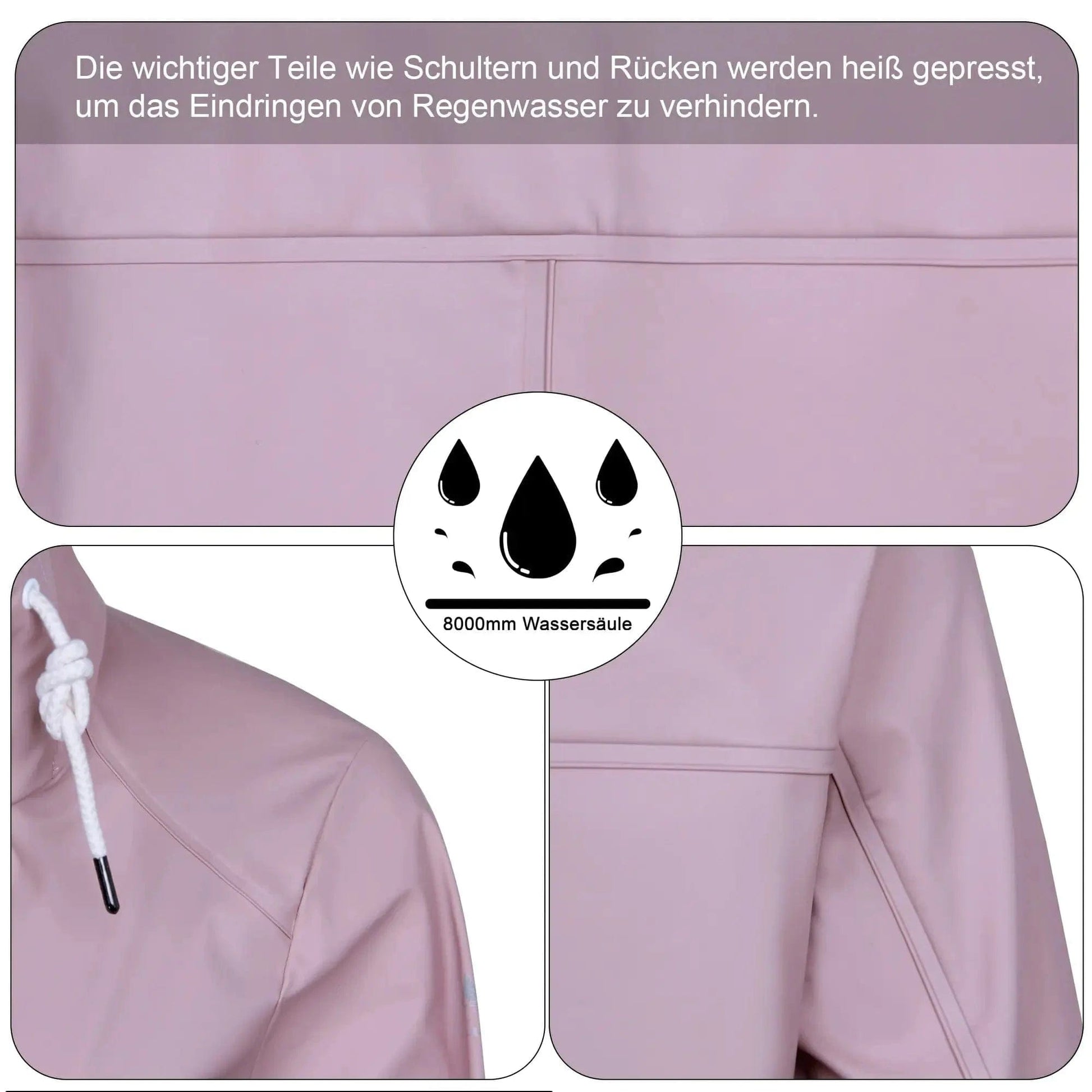 Damen Regenjacke RF03-Pink