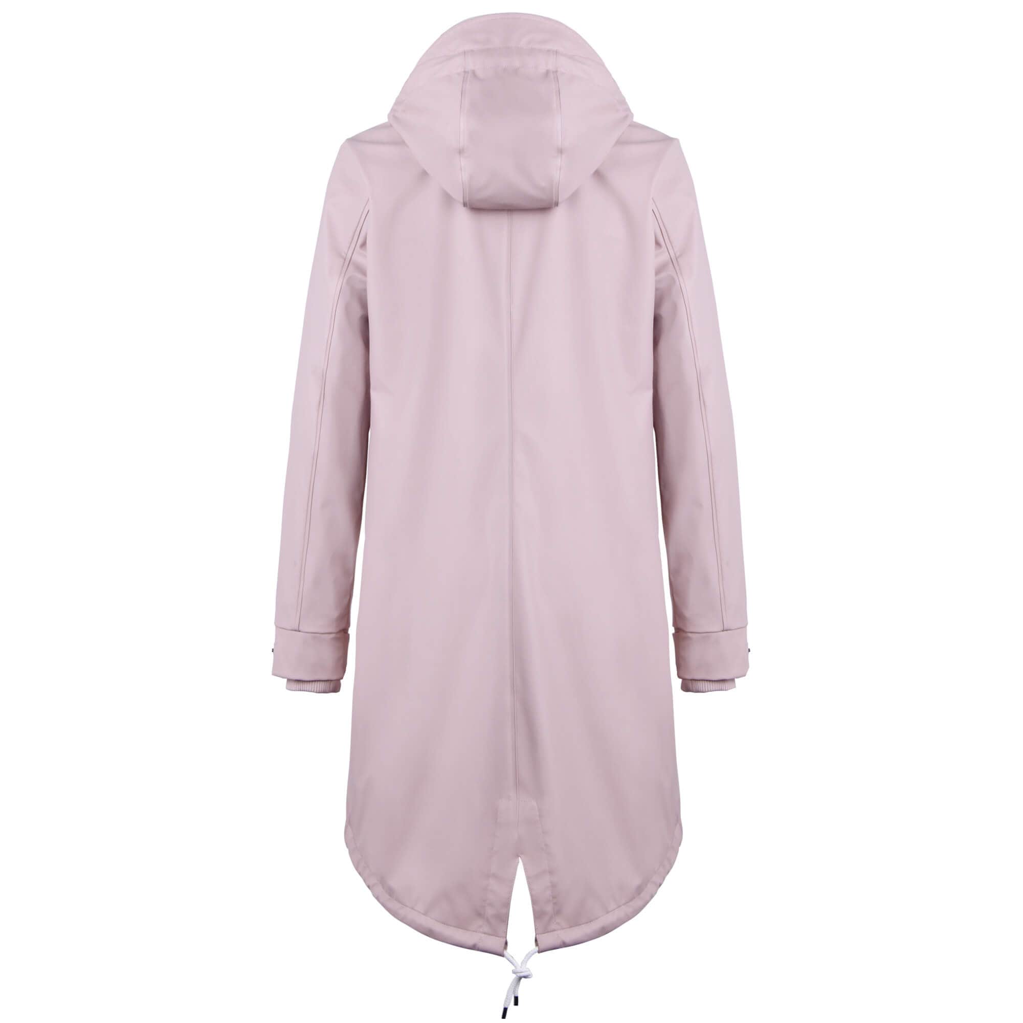 Damen wasserdicht mackintosh PU Stoff wasserdichtes Futter Kapuzenjacke Jacke PT01