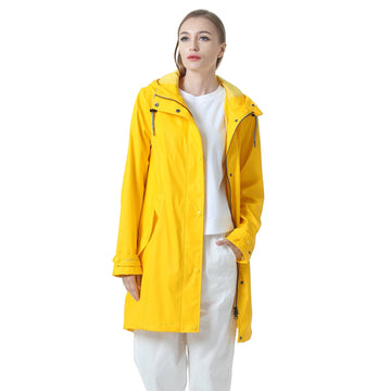 Dame vandtæt casual frakke til alle årstider, alsidig model IK02 