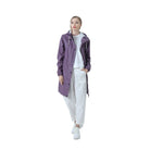 PU-Stoff Damen wasserdichte Regenjacke Freizeitjacke Outdoor-Jacke für alle Jahreszeiten RF03