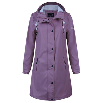 PU fabric women's waterproof rain jacket casual jacket outdoor jacket for all seasons RF03 