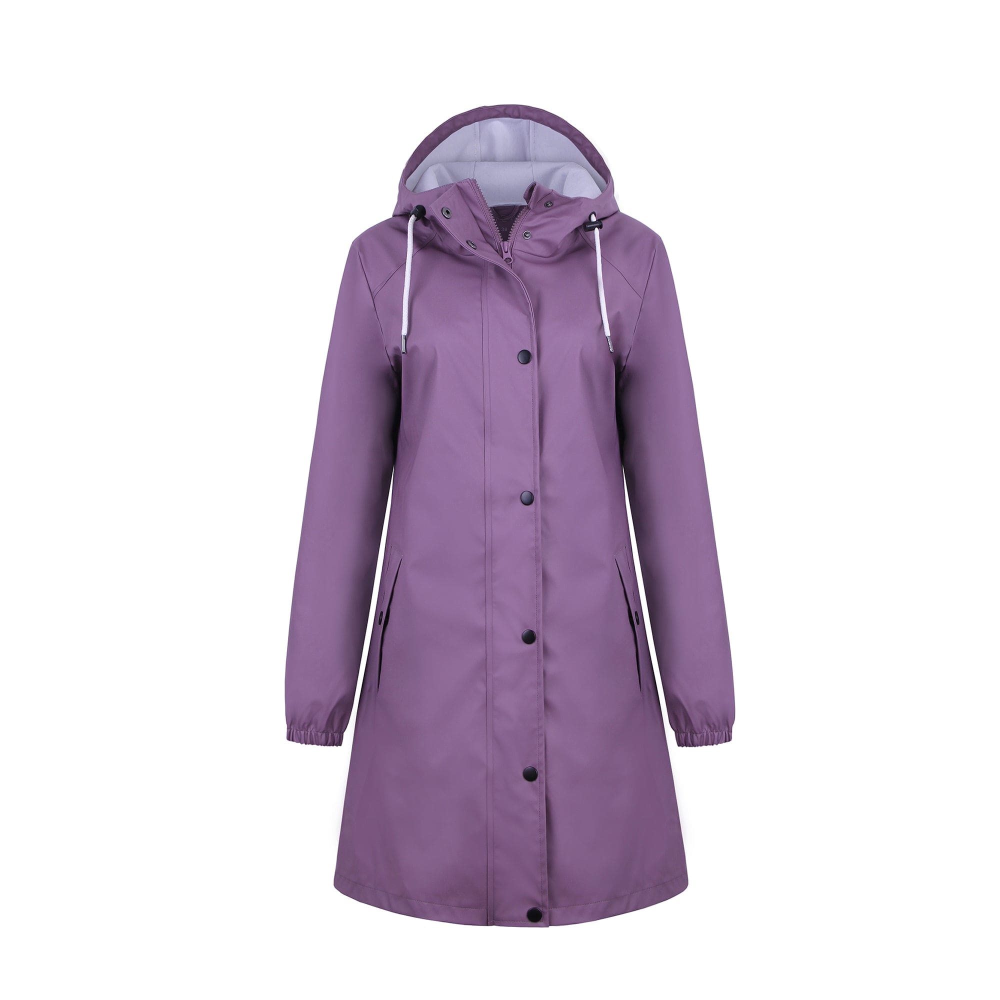 Damen Regenjacke RF03 - Wasserdicht, Atmungsaktiv, Lang, Stilvoll