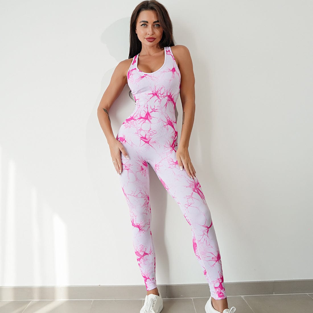 Rosa Hose / S Frauen Jumpsuits Workout Yoga ein Stück nahtlose Leggings Bodysuit Gym ein Stück